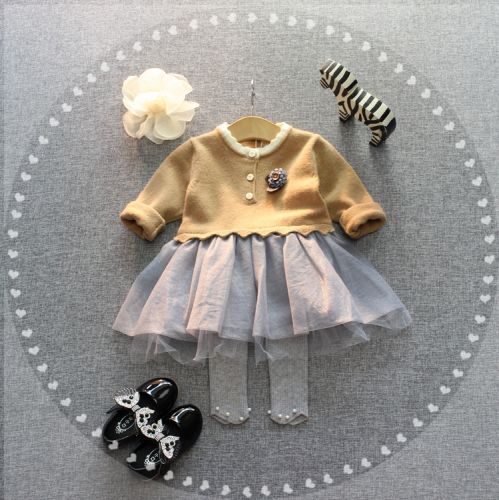 Robe enfant en mélange - Ref 2044596