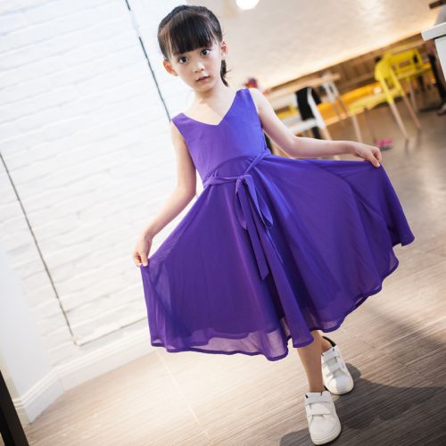 Robe enfant BRIGHT en mousseline de soie - Ref 2044711