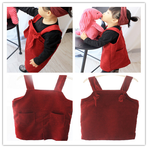 Robe enfant en velours côtelé - Ref 2045044