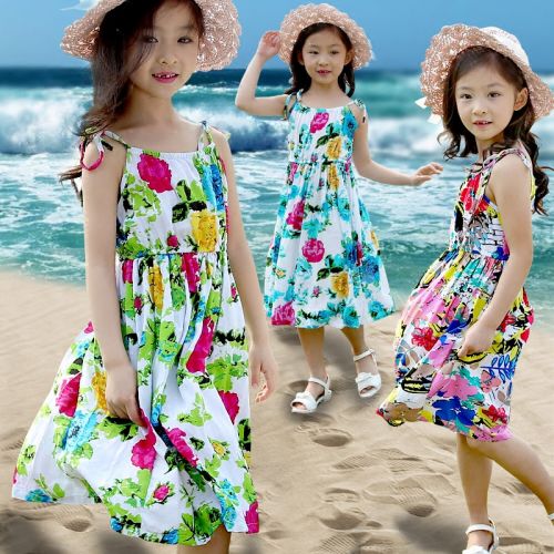 Robe enfant en mousseline de soie - Ref 2045073