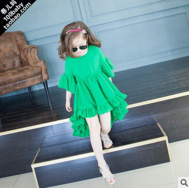 Robe enfant en mousseline de soie - Ref 2045299