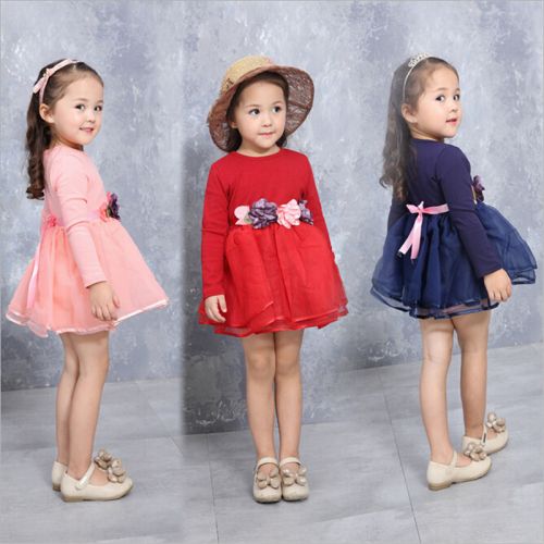Robe enfant en mélange - Ref 2045409