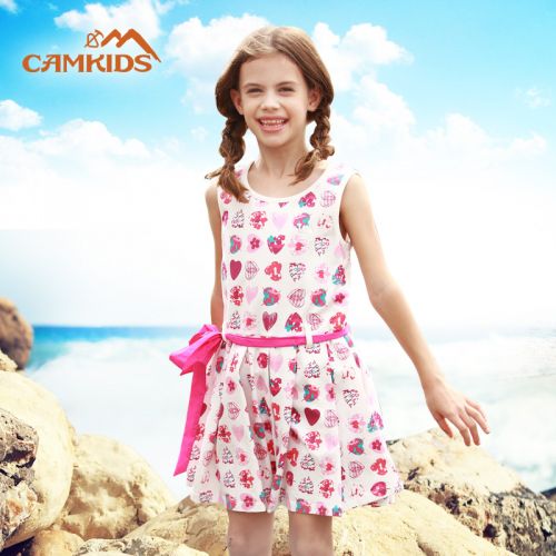 Robe enfant CAMKIDS en Toile de coton - Ref 2046178