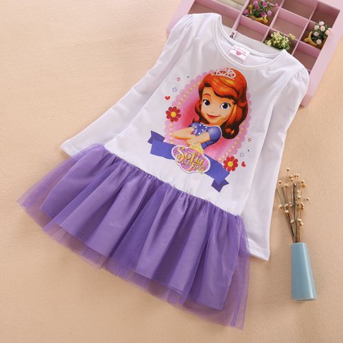 Robe enfant en mousseline de soie - Ref 2046370