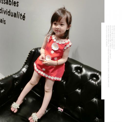 Robe enfant en mousseline de soie - Ref 2046487