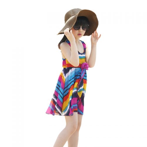 Robe enfant en mousseline de soie - Ref 2047076