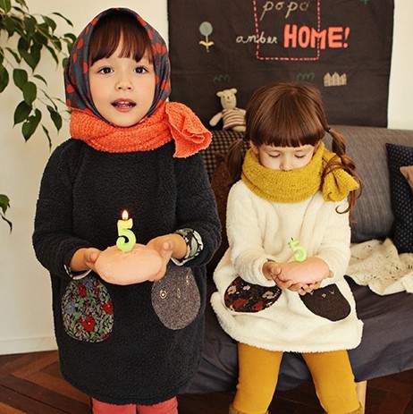 Robe enfant AMBER en Toile de coton - Ref 2047121