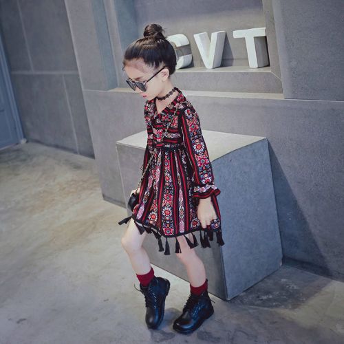 Robe enfant en mousseline de soie - Ref 2047175