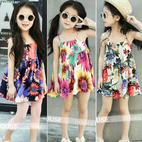 Robe enfant DOUBAO en Toile de coton - Ref 2047615