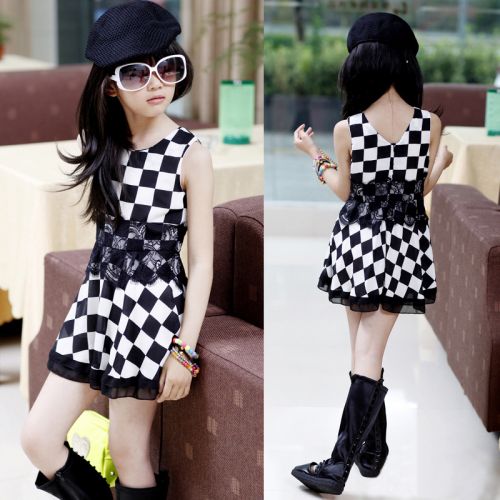 Robe enfant en mousseline de soie - Ref 2047894