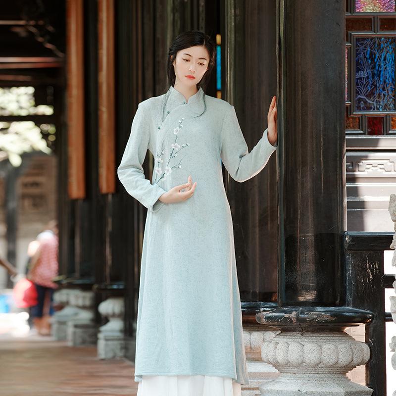 Robe femme QING SHUZHAI en Jacquard - Ref 3327023