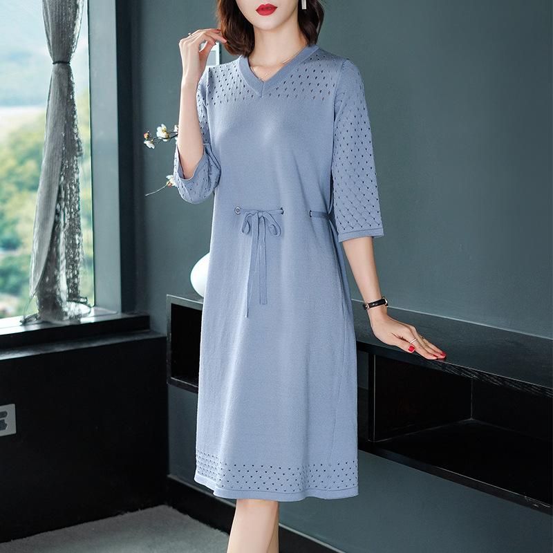 Robe femme COOL QUE LE LAPIN en Tricot - Ref 3327420