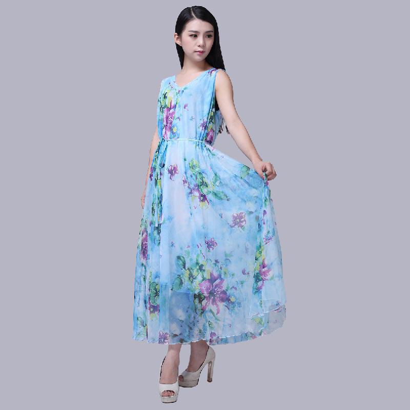 Robe femme YUN JIAO ROSE en Mousseline - Ref 3327461