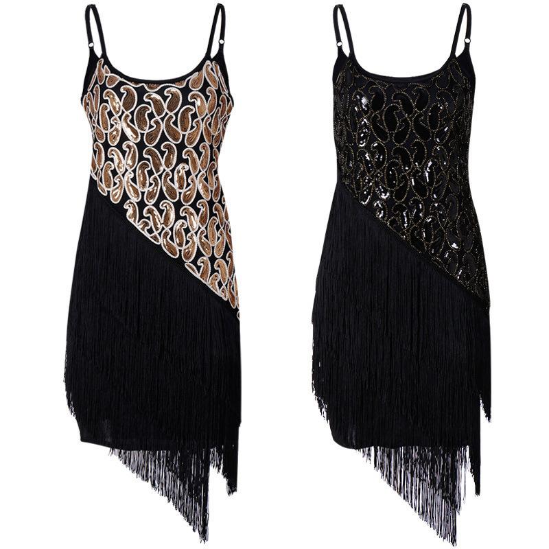 Robe femme en Paillettes + tissage - Ref 3327839