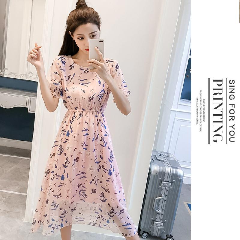 Robe femme SHINHAN GANGCHENG en Mousseline - Ref 3328150