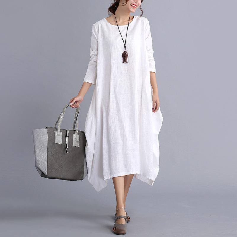 Robe femme en Coton et lin - Ref 3328315