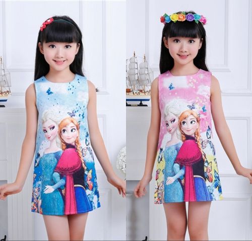 Robes pour fille en Toile de coton - Ref 2042993