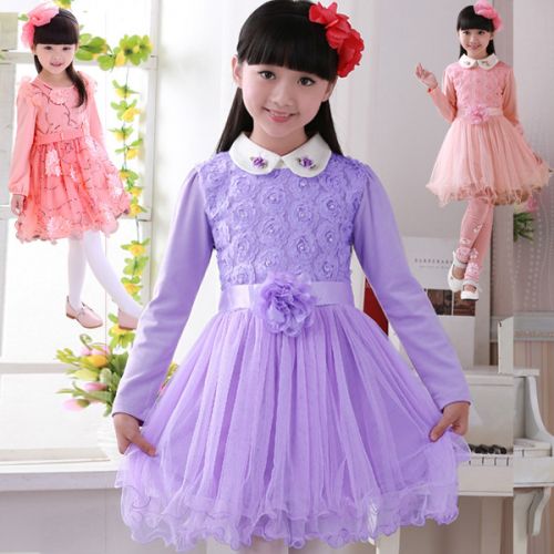 Robes pour fille en Toile de coton - Ref 2042998