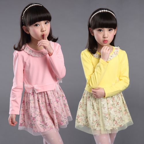 Robes pour fille en Toile de coton - Ref 2043211