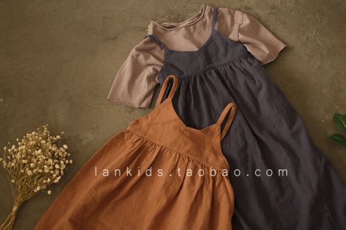 Robes pour fille en lin - Ref 2043239