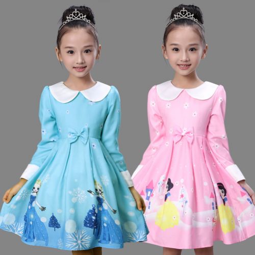 Robes pour fille Le coton biologique - Ref 2043279