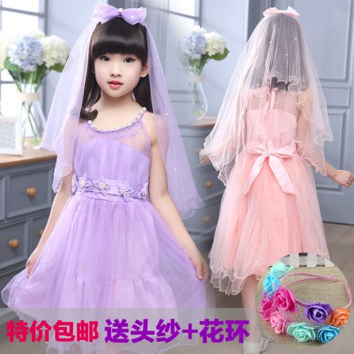 Robes pour fille en Toile de coton - Ref 2043281
