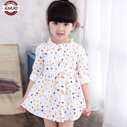 Robes pour fille en Toile de coton - Ref 2043300