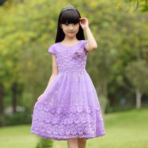 Robes pour fille en Toile de coton - Ref 2043330