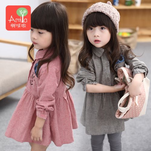 Robes pour fille en Toile de coton - Ref 2043386