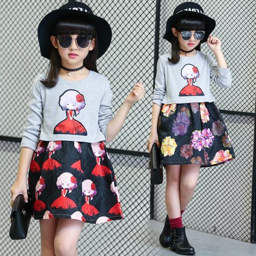 Robes pour fille en Toile de coton - Ref 2043413