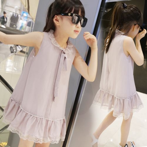 Robes pour fille en mousseline de soie - Ref 2043523