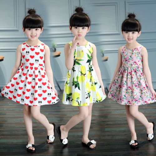 Robes pour fille en Toile de coton - Ref 2043581