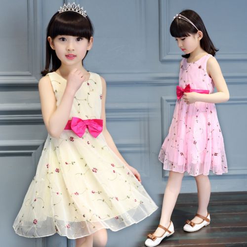 Robes pour fille en mousseline de soie - Ref 2043601