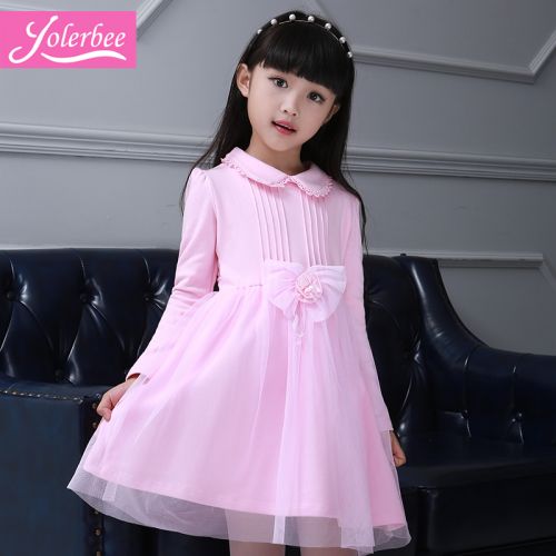 Robes pour fille YOLERBEE en coton - Ref 2043759