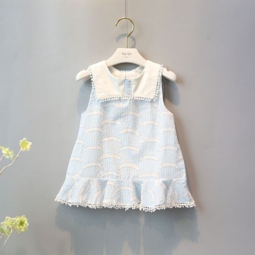 Robes pour fille MINI DUO en lin - Ref 2043819