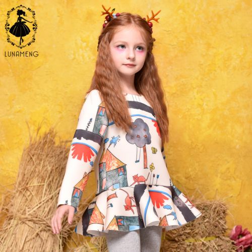 Robes pour fille LUNA MENG en polyester - Ref 2044028