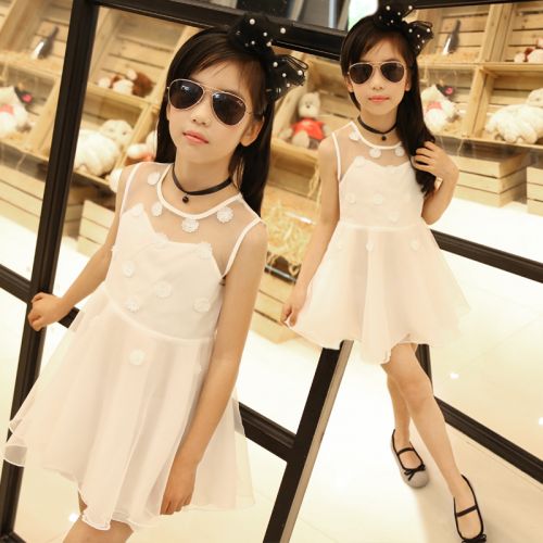 Robes pour fille en Toile de coton - Ref 2044171