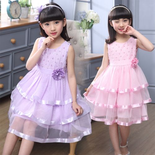Robes pour fille en Toile de coton - Ref 2044276