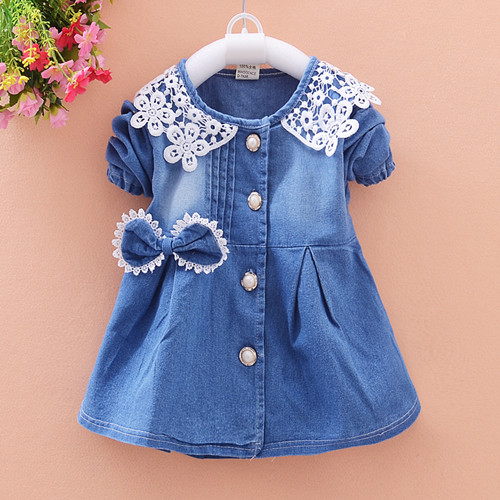 Robes pour fille en toile - Ref 2044306