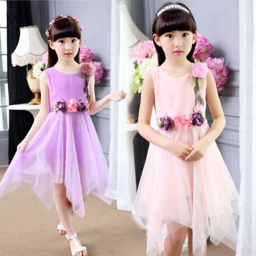Robes pour fille en mousseline de soie - Ref 2044350