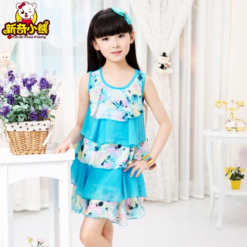 Robes pour fille en mousseline de soie - Ref 2044382