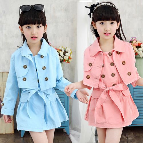 Robes pour fille en Toile de coton - Ref 2044399
