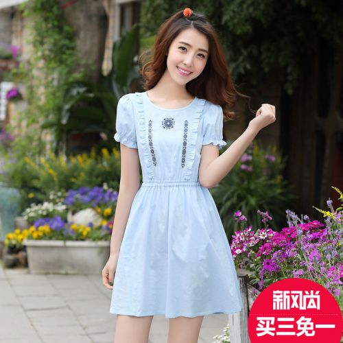 Robes pour fille en Toile de coton - Ref 2044589
