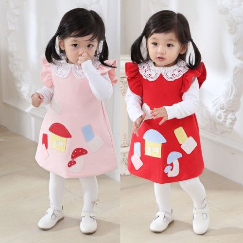 Robes pour fille en Toile de coton - Ref 2044907