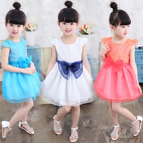 Robes pour fille en Toile de coton - Ref 2044951