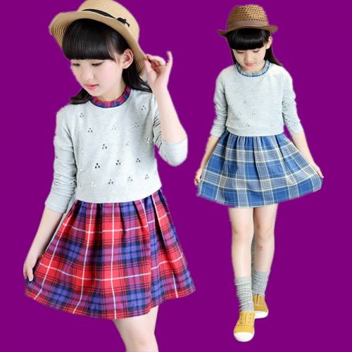Robes pour fille en Toile de coton - Ref 2045056