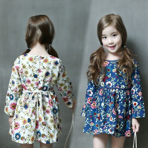 Robes pour fille en Toile de coton - Ref 2045180