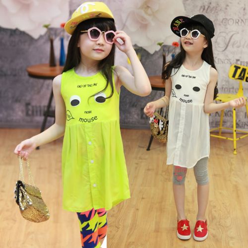 Robes pour fille en Toile de coton - Ref 2045210