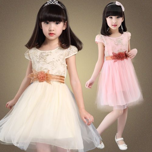 Robes pour fille en Toile de coton - Ref 2045263