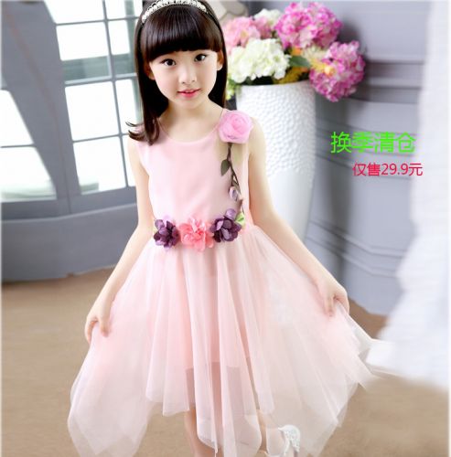 Robes pour fille en mousseline de soie - Ref 2045360